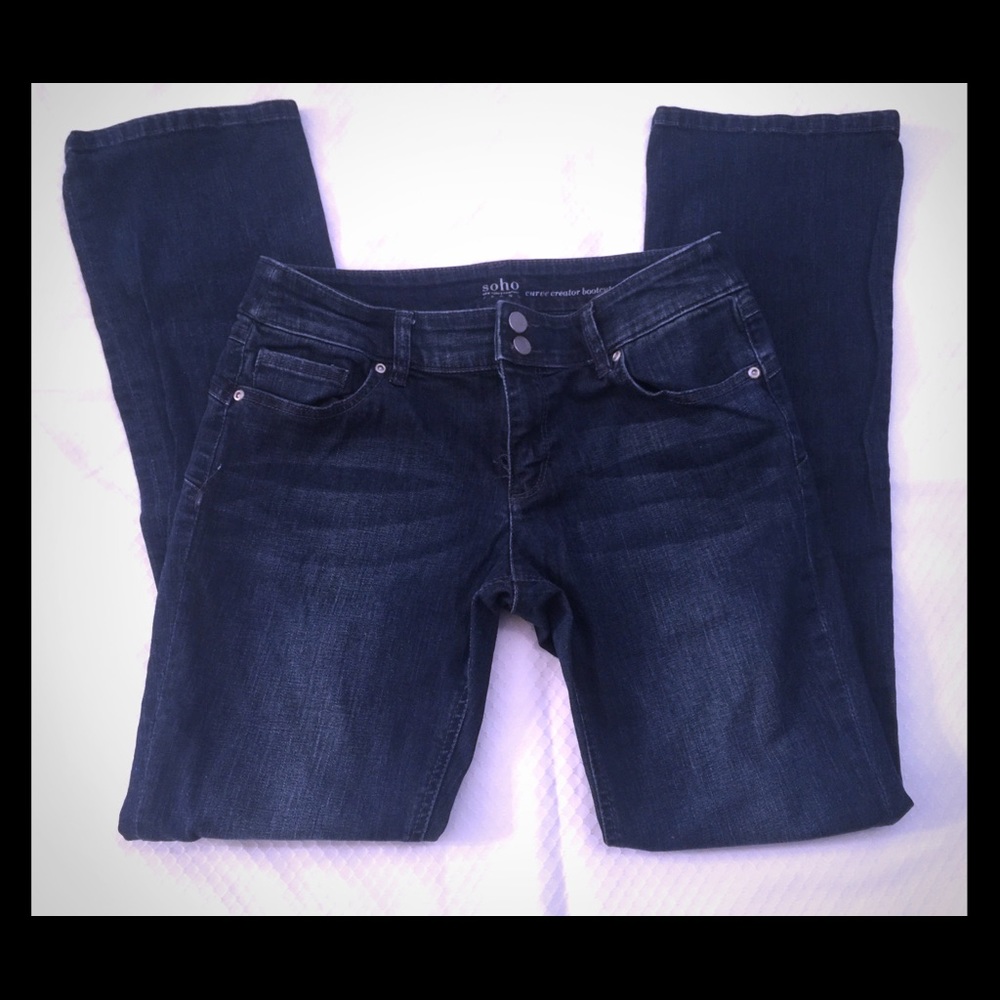 💐NY&Co Soho Curve Creator Bootcut Jean - Blue